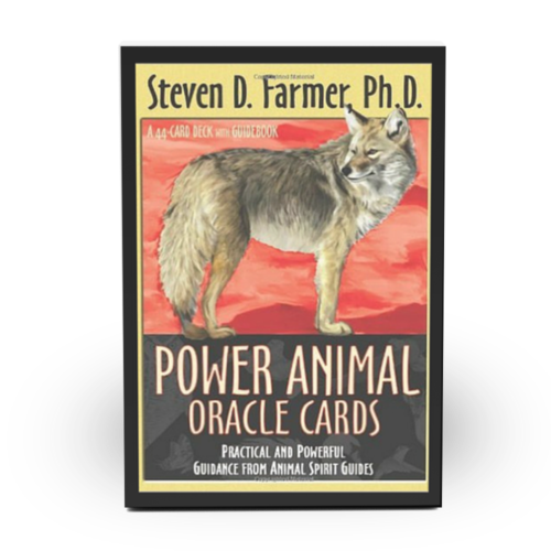 Power Animal Oracle Card deck and guidebook for animal spirit readings, made by Dr. Steven Farmer