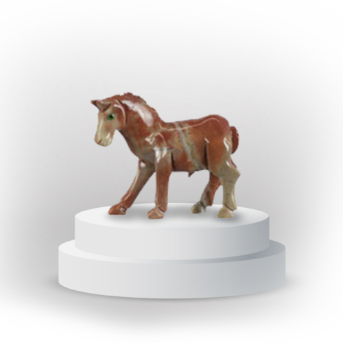 Horse animal totem in dolemite, and made in Peru, symbolizing adventure